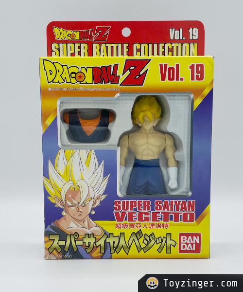 figura dragon ball - super battle collection - 19 super saiyan vegetto