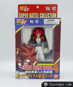 figura dragon ball - super battle collection - 42 super saiyan gogeta 4