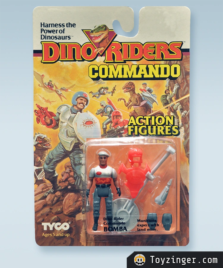 Dino-Riders Commando figures