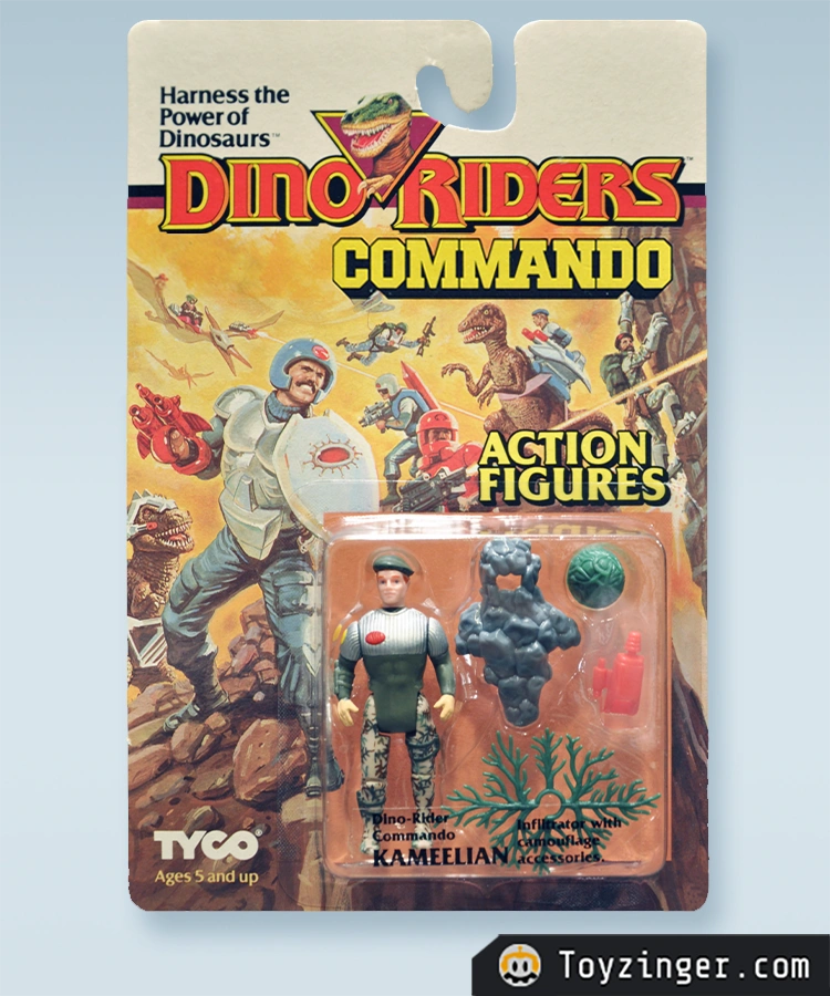 Dino-Riders Commando figures