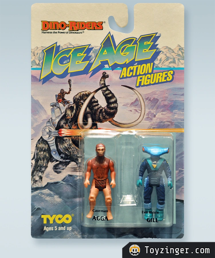 Dino-Riders figures Ice Age