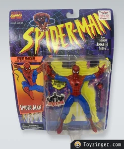 Spiderman web racer figure