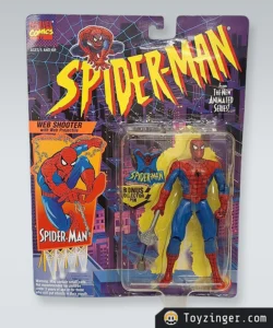 Spiderman web shooter figure