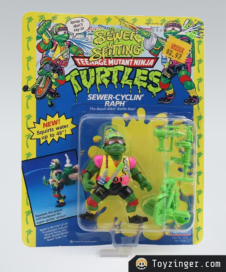 Tmnt vintage -Sewer Cyclin Raph