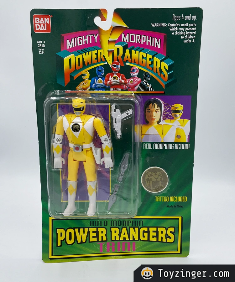 Power Rangers - Auto Morphin Yellow